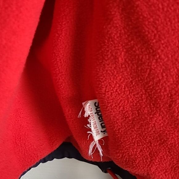 Superdry Original Windcheater Japan Jacket - Size  XS - Navy/Red - Picture 9 of 10